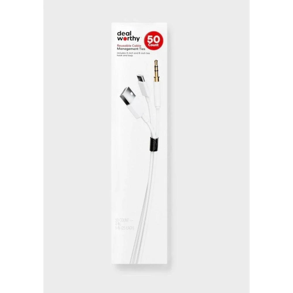 Reusable Fastening Cable Ties 6 in Cable Management Ties 35 pcs Cable Straps...